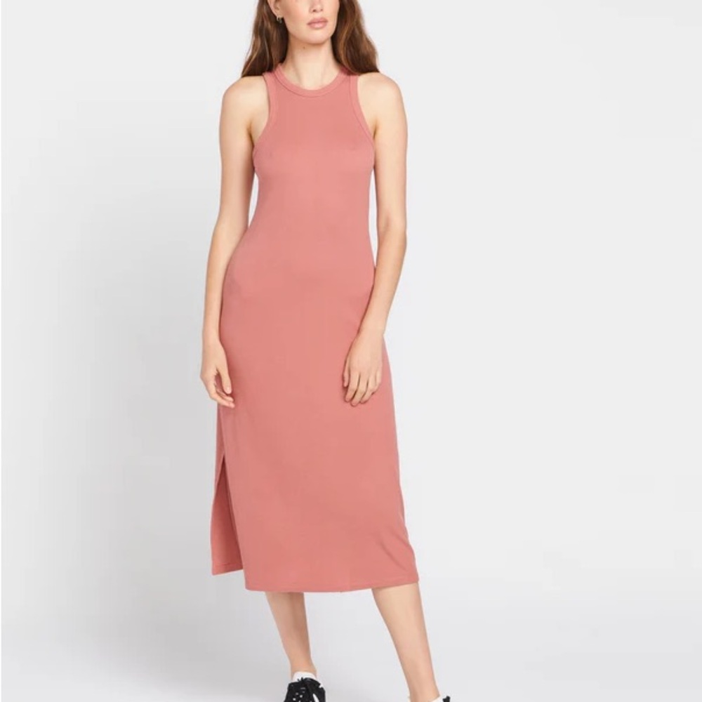 Sleeveless Mauve Maxi Dress